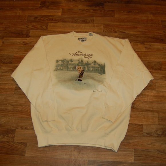 Briar Creek Sportswear Crewneck The American Golfer Sweatshirt - Picture 2 of 5